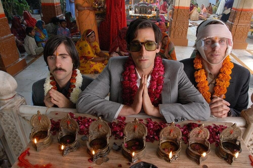 A bord du DARJEELING - LIMITED -
