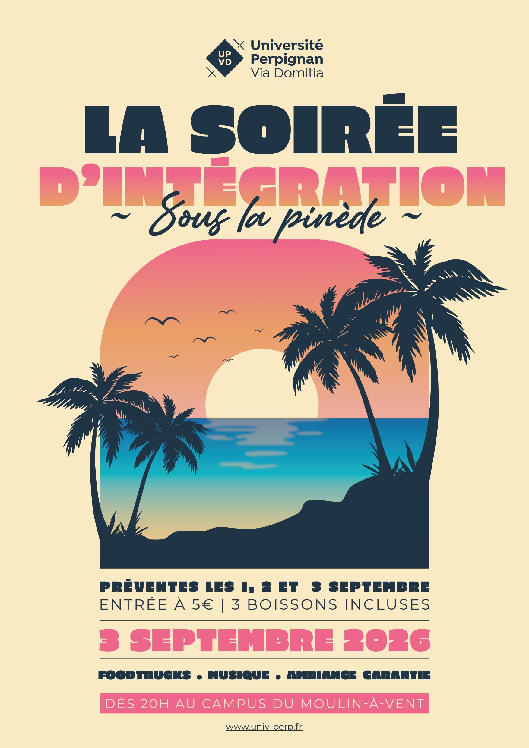Visuel soirée d'intégration 2026